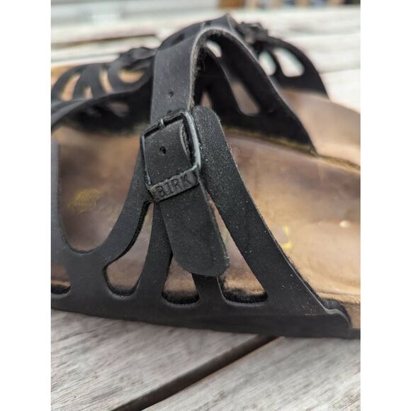 Birkenstock Palermo sandals women's size 6 (37) black double strap comfort - Picture 4 of 8